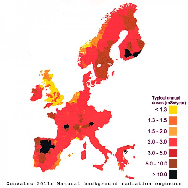 NaturalbackgroundradiationEurope