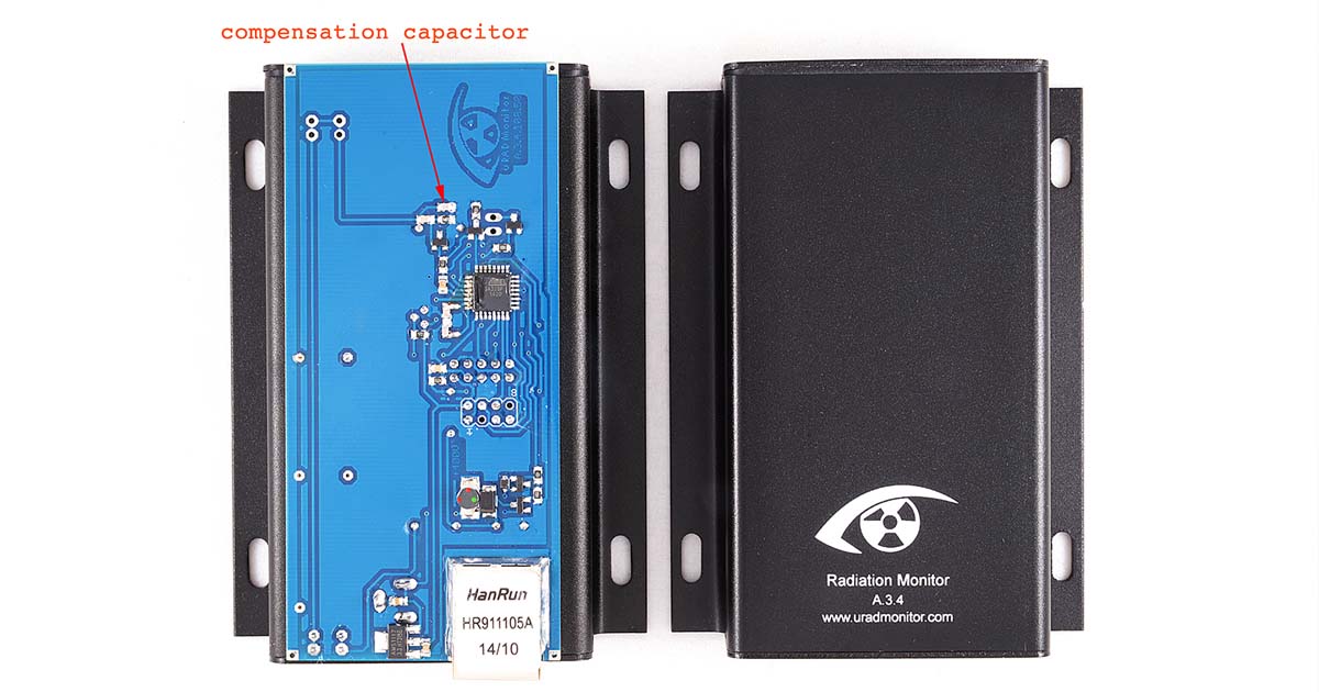 uRADMonitor » The Compensation Capacitor